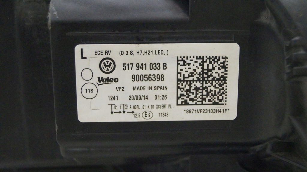 Frontscheinwerfer VW Sportsvan 51794103389 Xenon Links Scheinwerfer Headlight