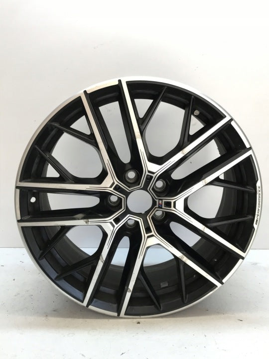 1x Alufelge 19 Zoll 8.0" 5x112 54ET Glanz Schwarz 6856093 BMW 2 F44 1 F40 FEL7830841341hy