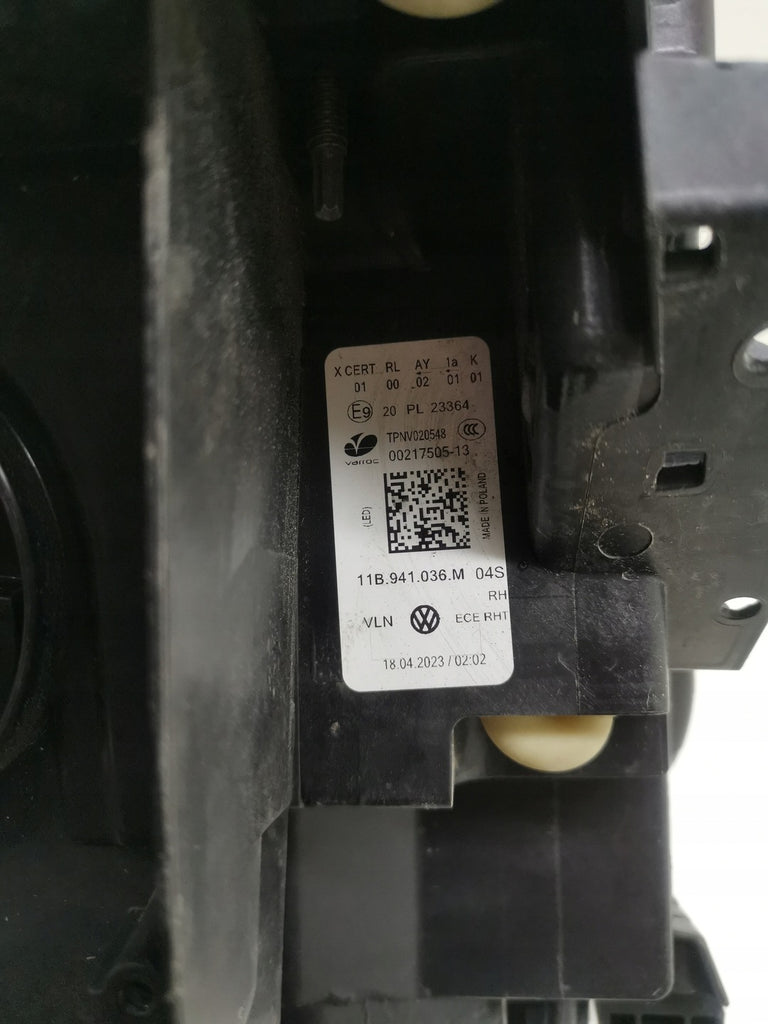 Frontscheinwerfer VW 11B941036M Rechts Scheinwerfer Headlight