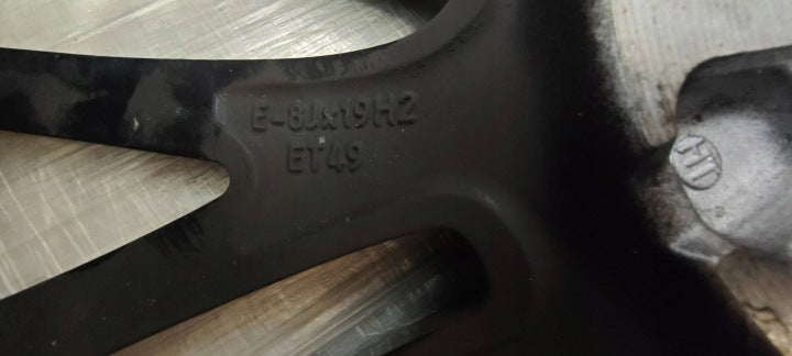 1x Alufelge 19 Zoll 8.0" 5x112 49ET 8Y0601025DC Audi Rim Wheel FEL3457596170nc