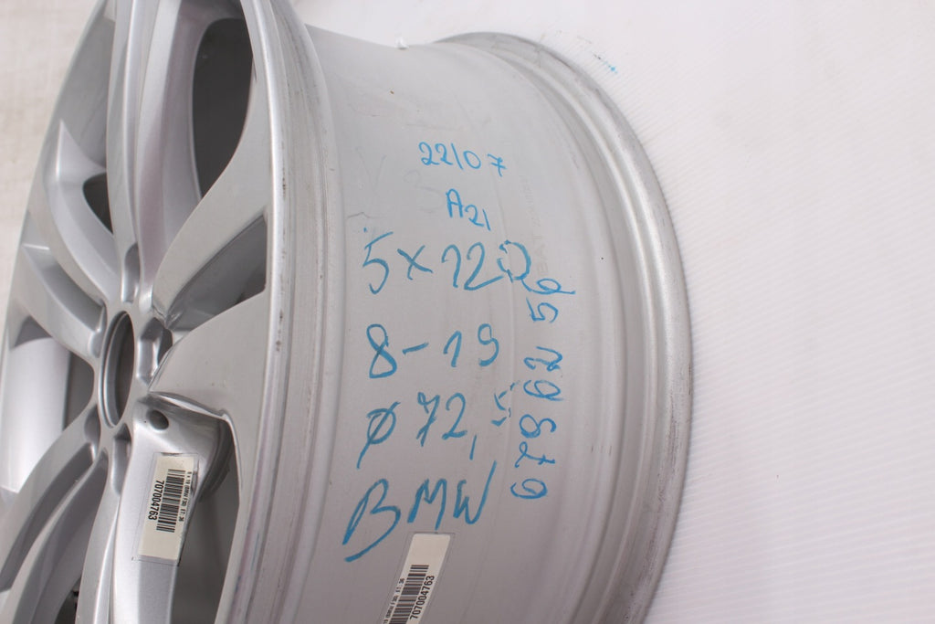 1x Alufelge 19 Zoll 8.0" 5x120 36ET Glanz Silber 6796256 BMW F30 Rim Wheel FEL5811596480di