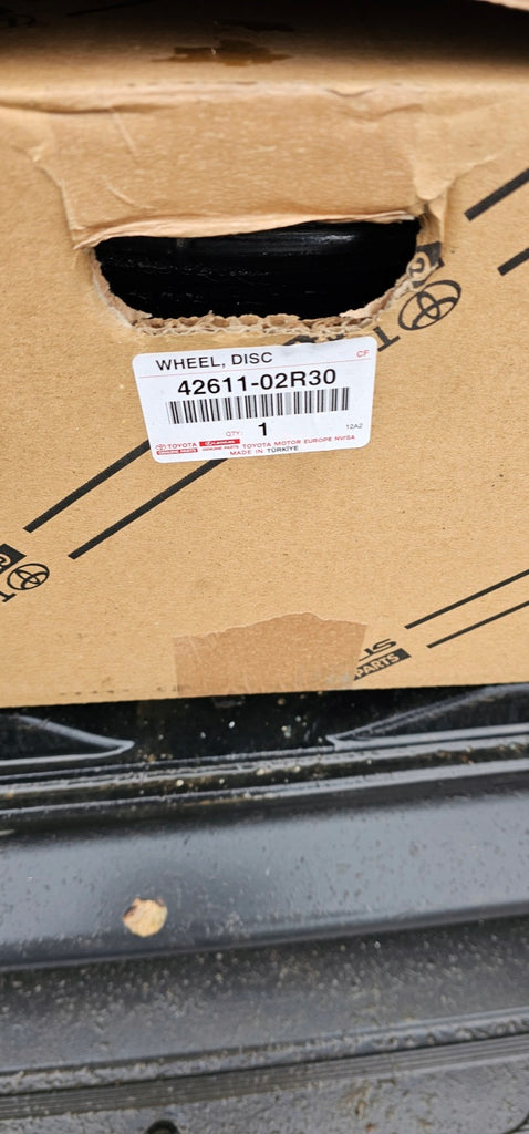 1x Alufelge 17 Zoll 7.5" 5x114.3 40ET Glanz Schwarz 42611-02R30 Toyota Corolla FEL9438338219cy