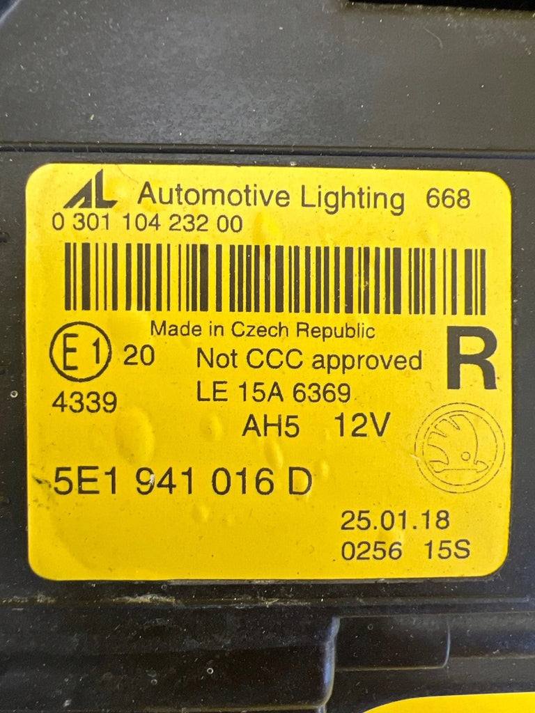 Frontscheinwerfer Skoda Octavia III 5E1941016D LED Rechts Scheinwerfer Headlight SCH6459912633iw