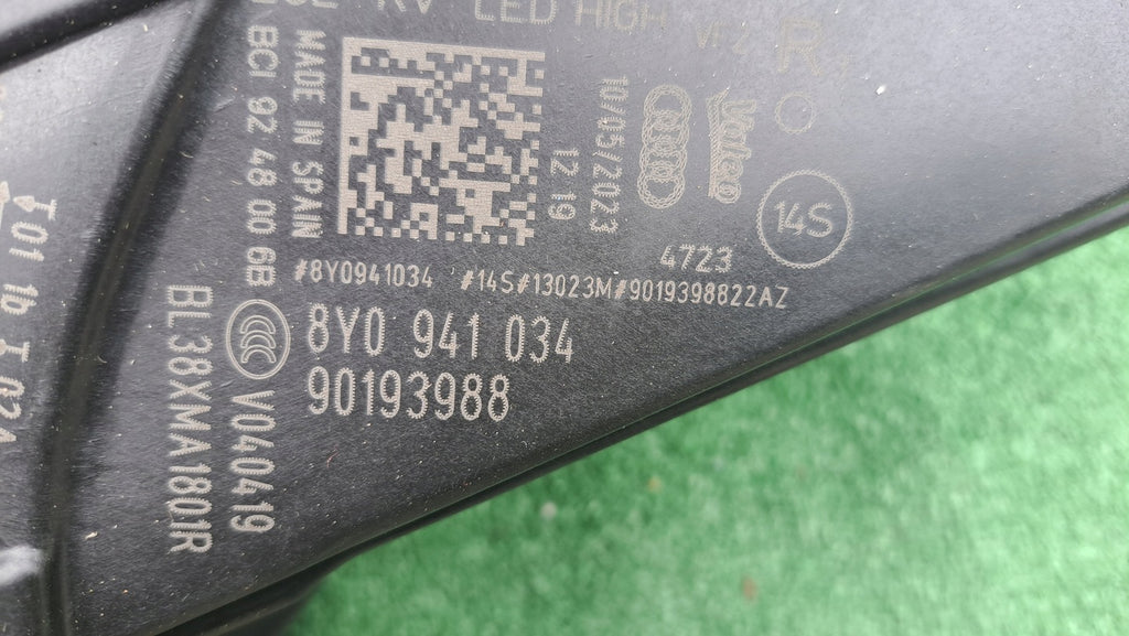 Frontscheinwerfer Audi A3 8Y0941034 Full LED Rechts Scheinwerfer Headlight