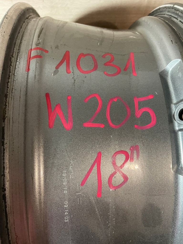 1x Alufelge 18 Zoll 7.5" 5x112 A2054012802 Mercedes-Benz W205 Rim Wheel FEL6727527088hw