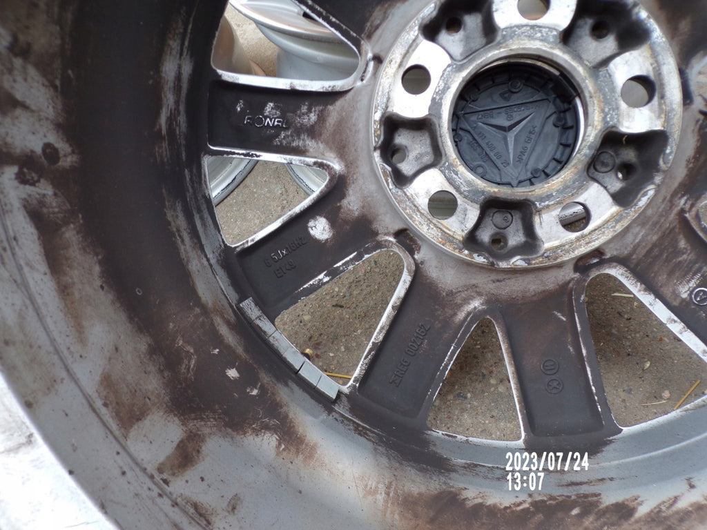 4x Alufelge 16 Zoll 6.5" 5x112 49ET Matt Silber A2464010500 Mercedes-Benz W246 FEL7748670647jk