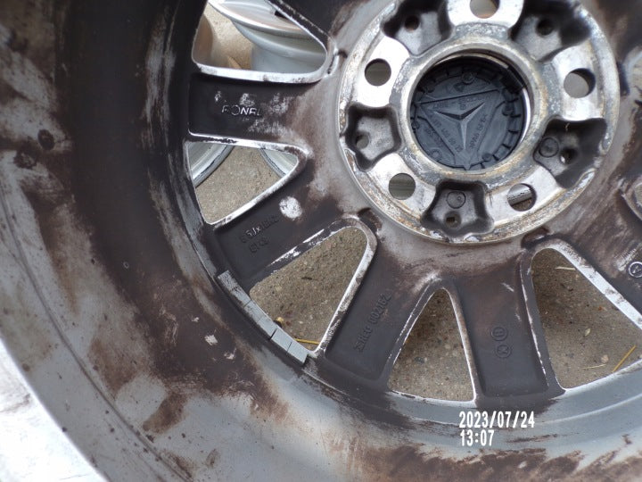 4x Alufelge 16 Zoll 6.5" 5x112 49ET Matt Silber A2464010500 Mercedes-Benz W246 FEL7748670647jk