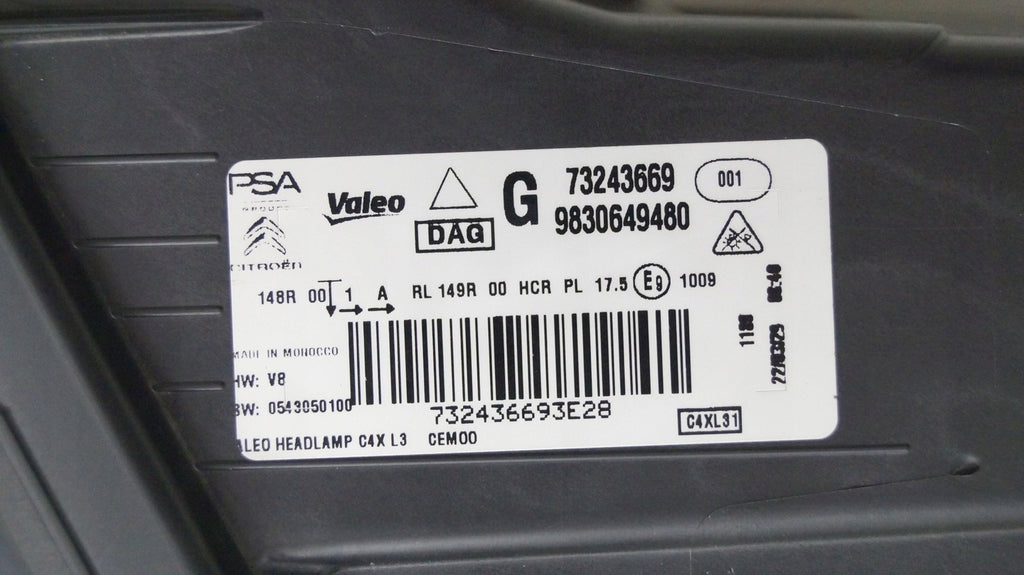 Frontscheinwerfer Citroën C4 III 9830649480 LED Links Scheinwerfer Headlight SCH5318776994os