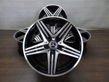 Load image into Gallery viewer, 4x Alufelge 18 Zoll 8.0&quot; 5x112 48ET Glanz Schwarz A1764010402 Mercedes-Benz Amg