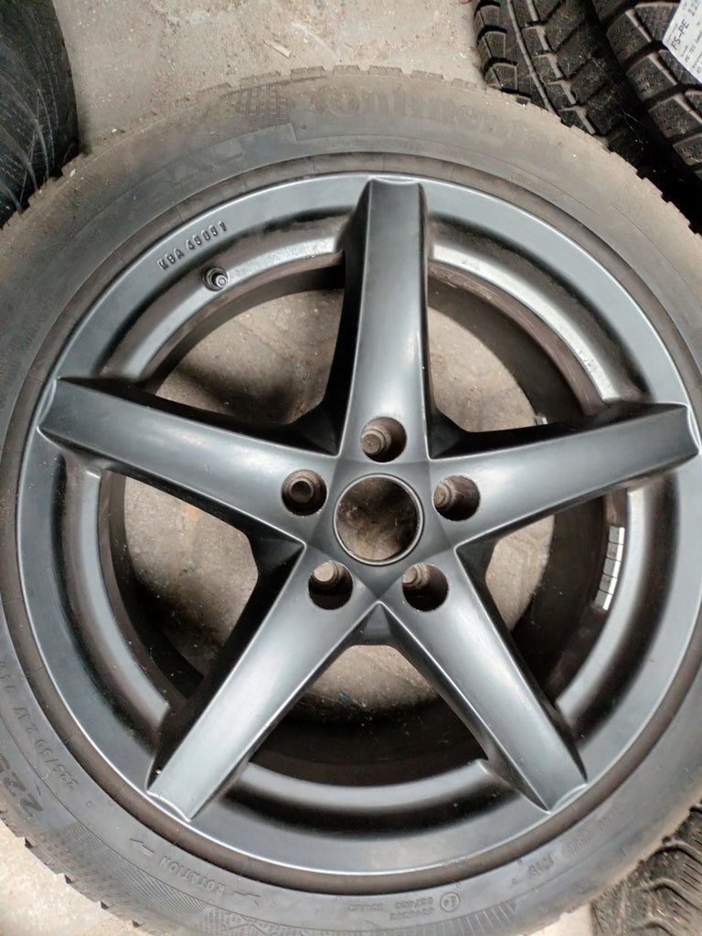 1x Alufelge 17 Zoll 8.0" 5x112 35ET Matt Schwarz KBA45651 Rim Wheel FEL2324562880qn
