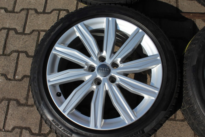 4x Alufelge 19 Zoll 8.0" 5x112 39ET Glanz Silber 4K0601025M Audi A6 C8 Rim Wheel FEL7709998744vb