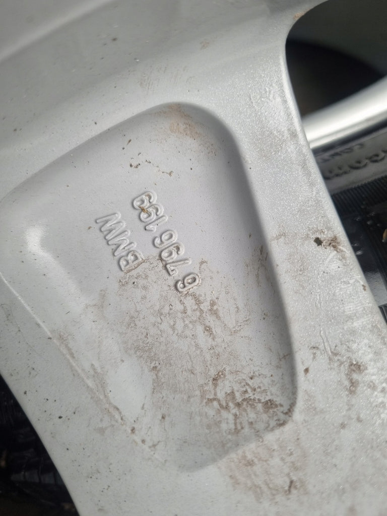 1x Alufelge 16 Zoll 7.0" 5x120 40ET Glanz Silber 6796199 BMW 1 F21 F20 Rim Wheel