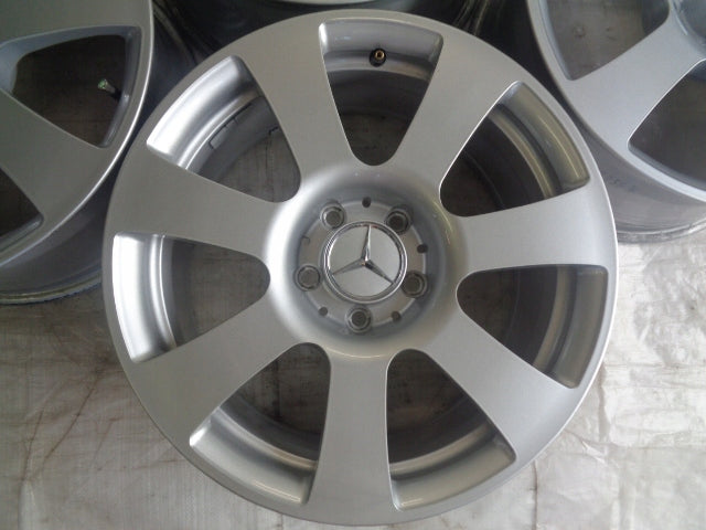 4x Alufelge 17 Zoll 8.0" 5x112 43ET Glanz Silber A2214010202 Mercedes-Benz W221 FEL1058594230cb
