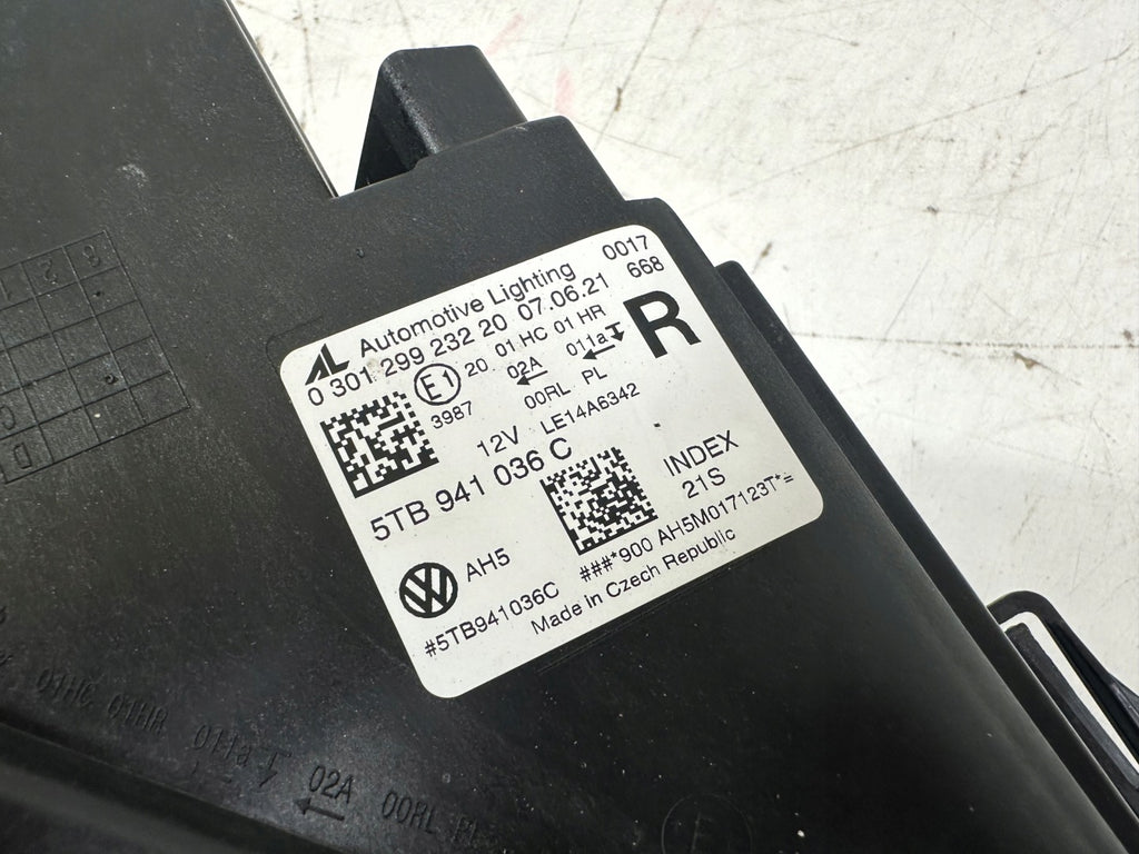 Frontscheinwerfer VW Touran 5TB941036C LED Rechts Scheinwerfer Headlight SCH2329558483tb