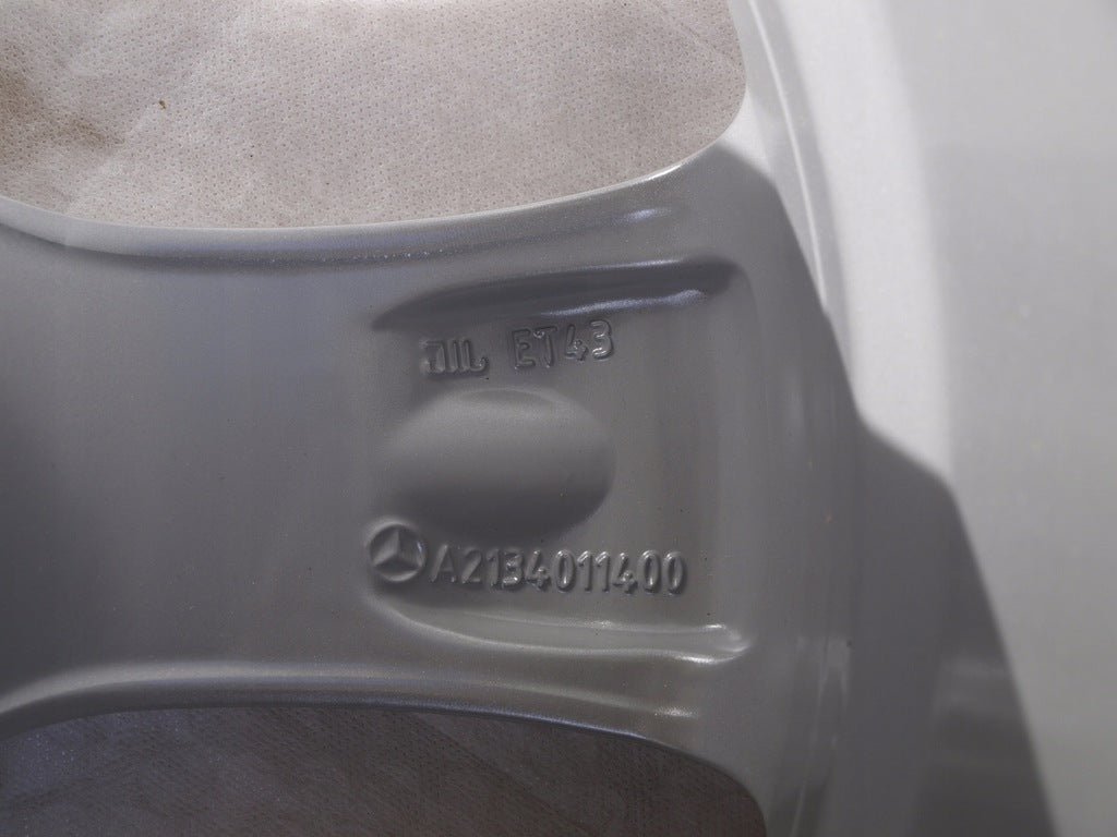1x Alufelge 18 Zoll 8.0" 5x112 43ET Glanz Silber A2134011400 Mercedes-Benz W213 FEL2386592130ve