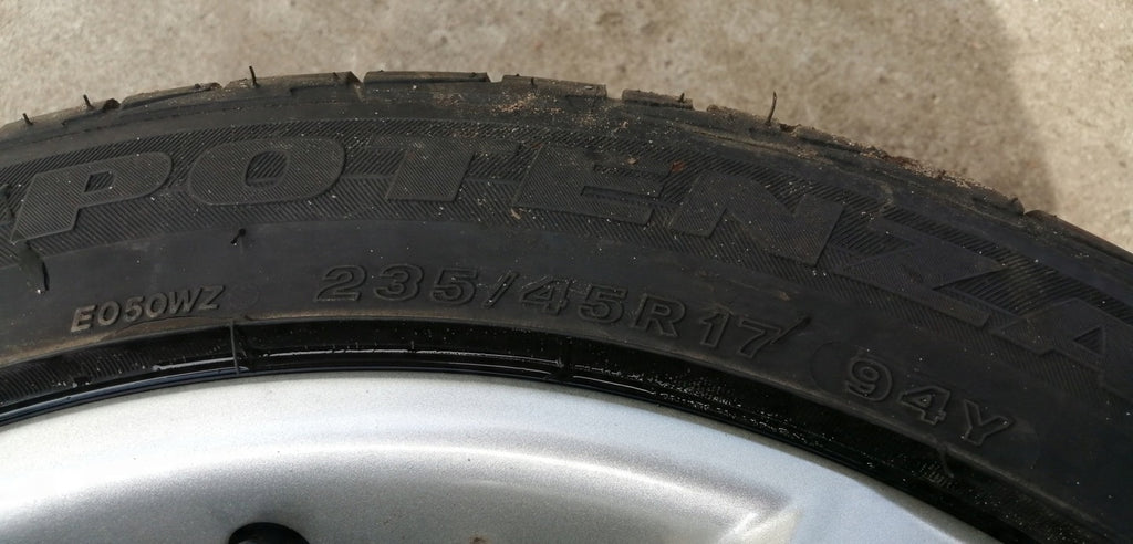 1x Alufelge 17 Zoll 7.5" 5x100 4F0601025AF Audi C6 Rim Wheel