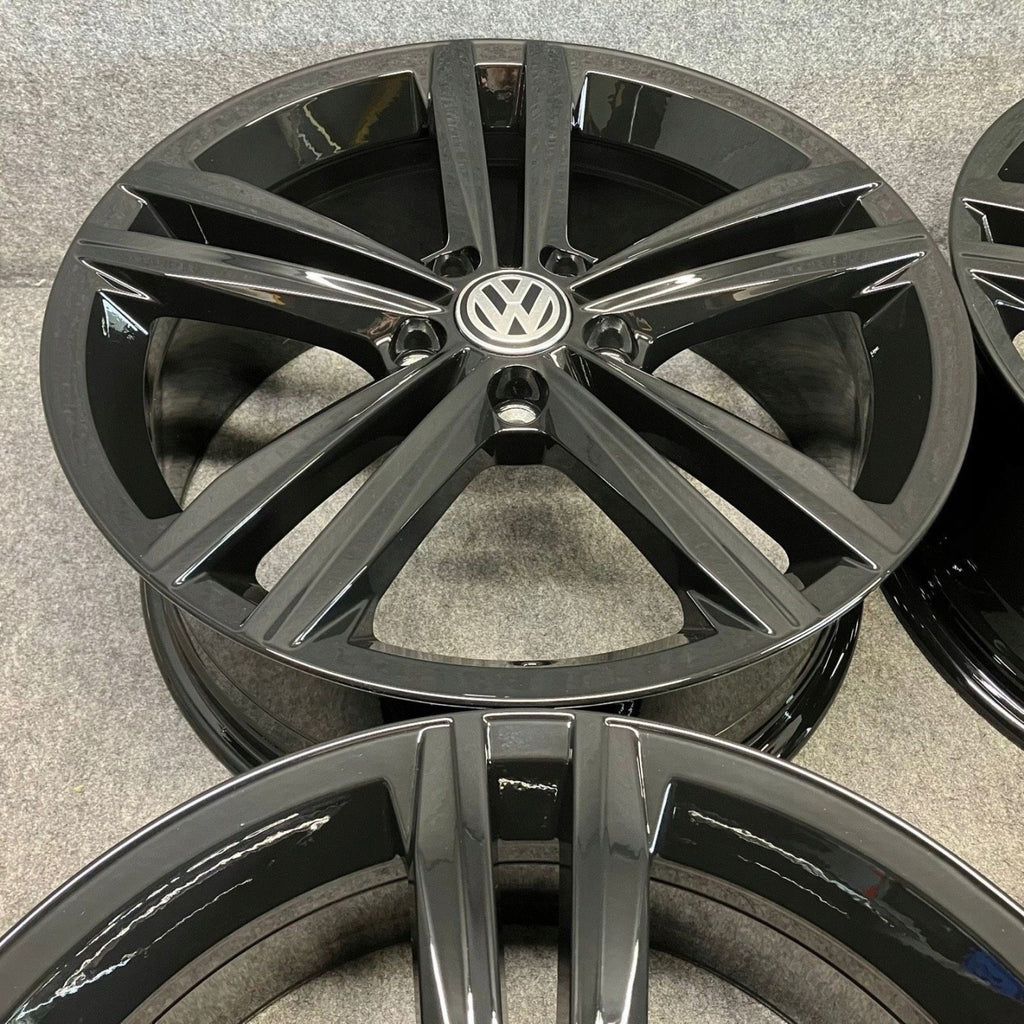 4x Alufelge 18 Zoll 7.5" 5x112 51ET Glanz Grau 5G0601025DC VW Golf Vii Rim Wheel FEL1284372455xe