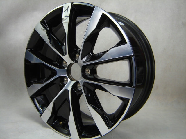 1x Alufelge 17 Zoll 7.0" 5x108 50ET Glanz Schwarz 31650337 Volvo V60 V40