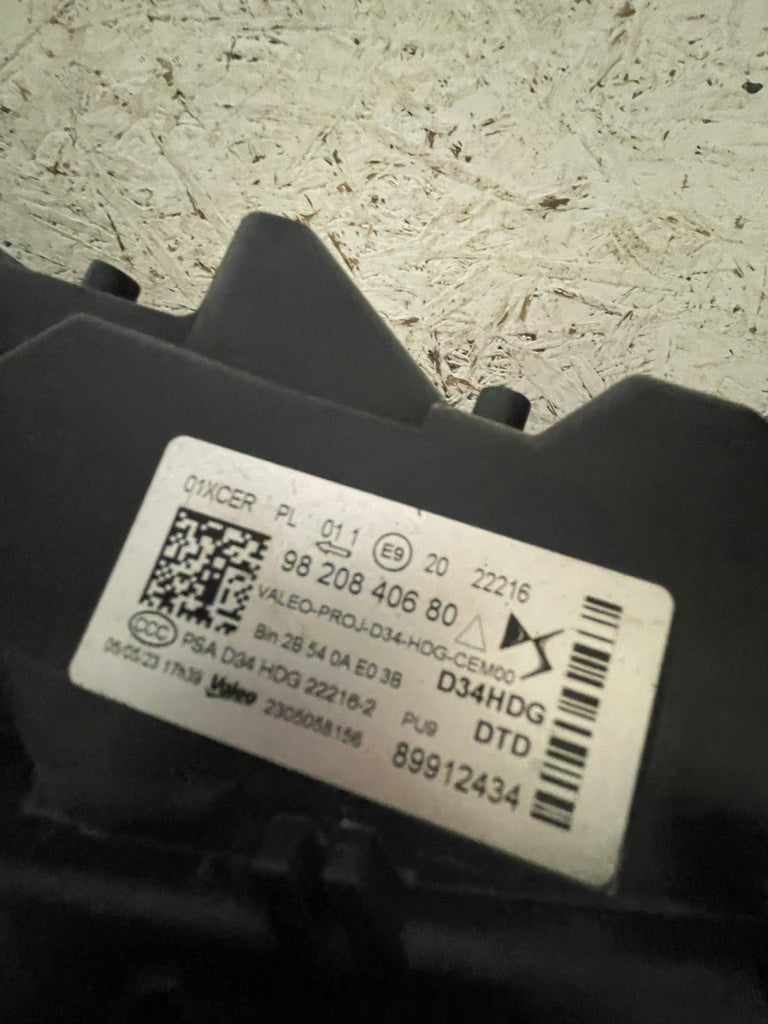 Frontscheinwerfer Citroën Ds3 9820840680 LED Rechts Scheinwerfer Headlight SCH6372120865mw