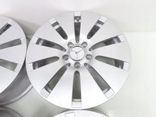 Laden Sie das Bild in den Galerie-Viewer, 4x Alufelge 17 Zoll 7.0" 5x112 48 5ET Silber A2054012100 Mercedes-Benz W205 W204 FEL9065313973xt