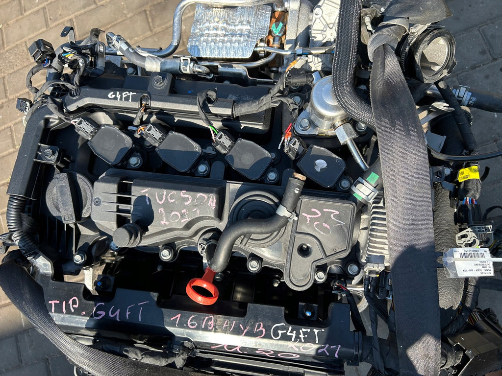 Motor Hyundai Kia Tucson G4FT 1.6 TGDI 29TKm Hybrid Engine Komplett
