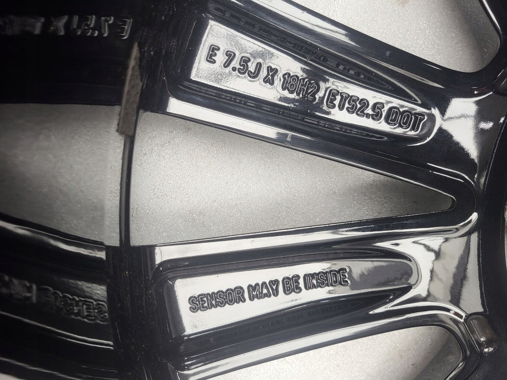 1x Alufelge 18 Zoll 7.5" 5x108 52 5ET GJ5C-1007-P1A Ford Mondeo Focus C-Max