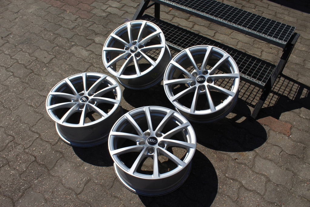 4x Alufelge 17 Zoll 7.5" 5x112 36ET Glanz Silber 4K0601025 Audi A6 C8 Rim Wheel FEL2077900416dm