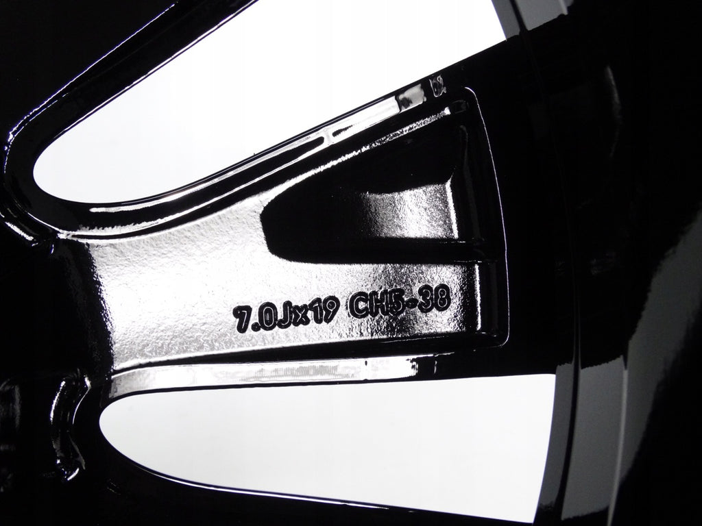 4x Alufelge 19 Zoll 7.0" 5x108 38ET Glanz Schwarz YP00174580 Opel Grandland FEL7720773553dj
