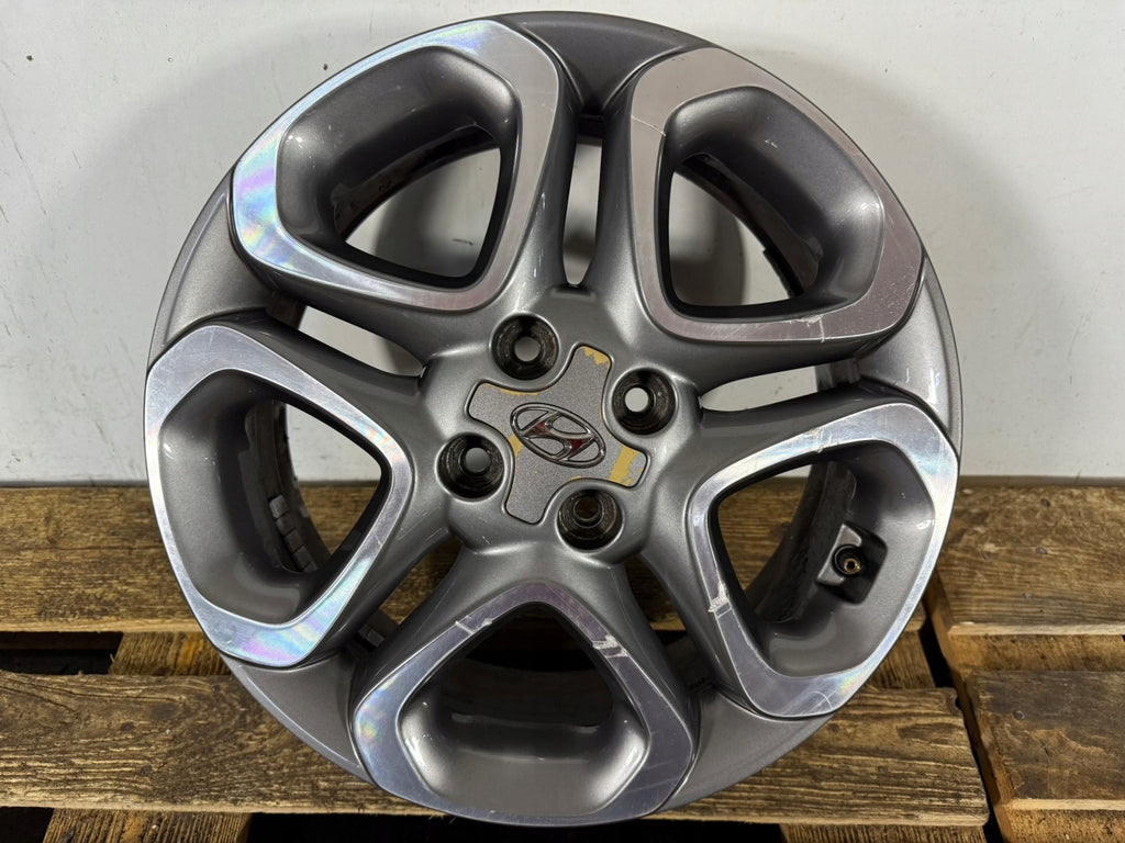 1x Alufelge 16 Zoll 6.0" 4x100 52910-C8700 Hyundai I20 Ii Rim Wheel FEL8302723177cv