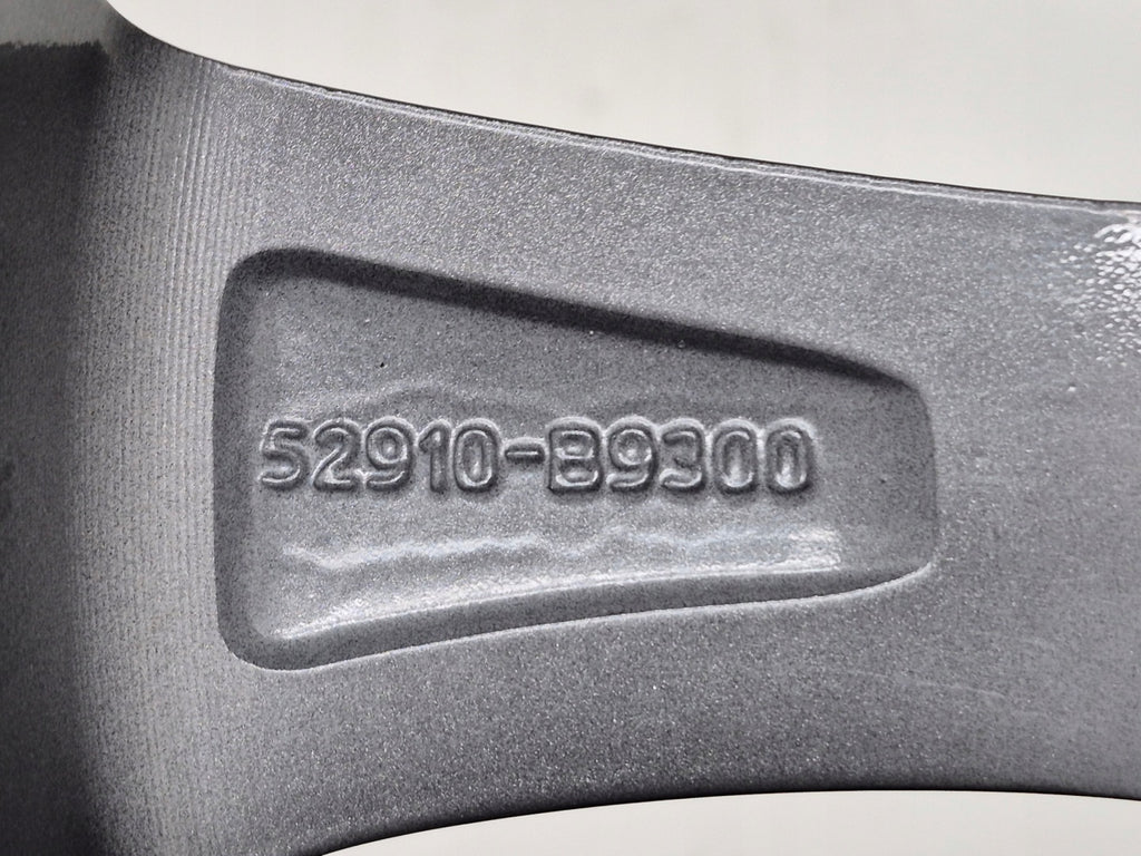 1x Alufelge 15 Zoll 6.0" 4x100 53ET Glanz Graphit 52910-B9300 Hyundai I10 I20 Mg FEL4829990634cl