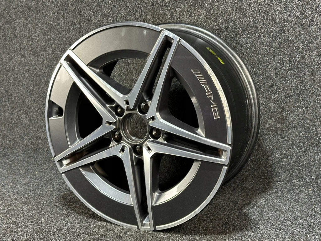 1x Alufelge 18 Zoll 58ET Glanz Schwarz A2064016600 Mercedes-Benz W206 Rim Wheel FEL4833267879eo