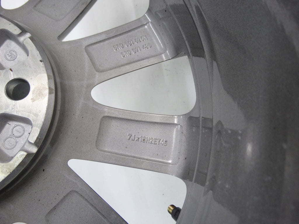 1x Alufelge 16 Zoll 7.0" 5x100 46ET Glanz Schwarz 6R0601025N VW Polo Rim Wheel FEL6489085088aq