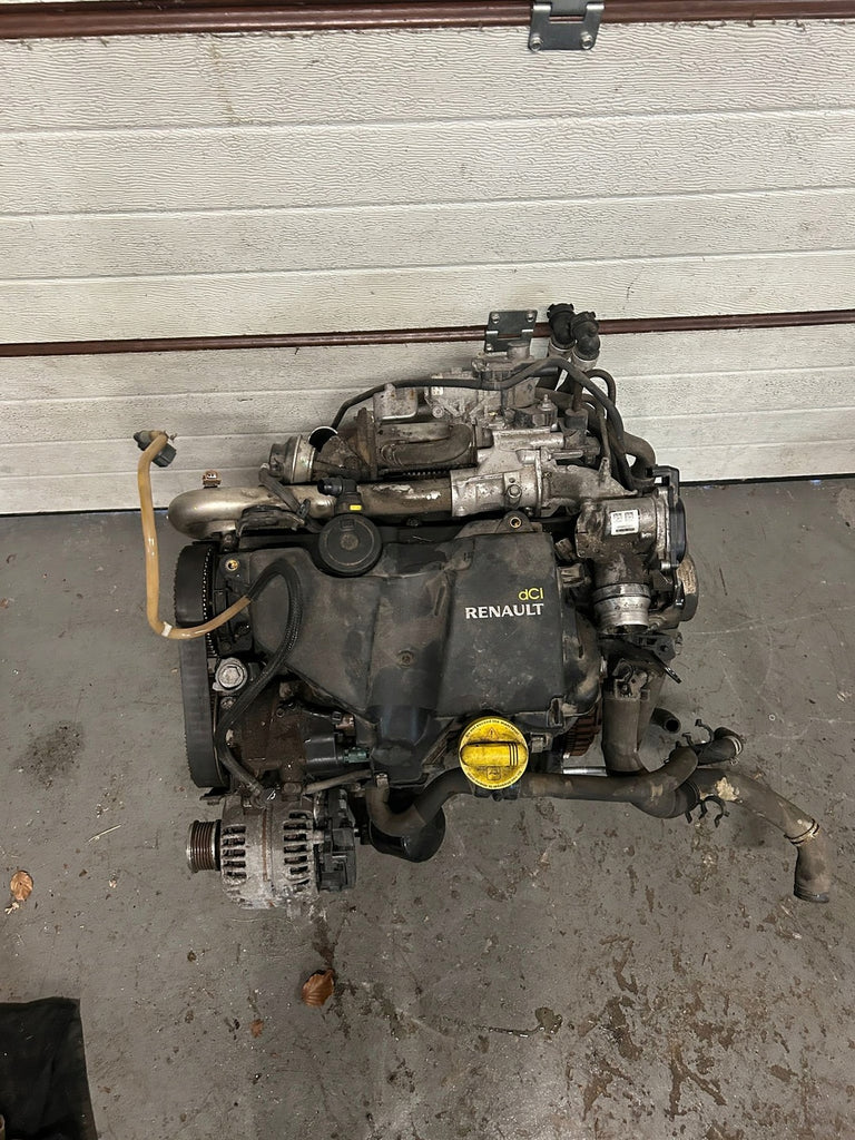 Motor Renault Kangoo K9KE8 1.5 DCI 90PS 66kW 130TKm Diesel Engine Komplett