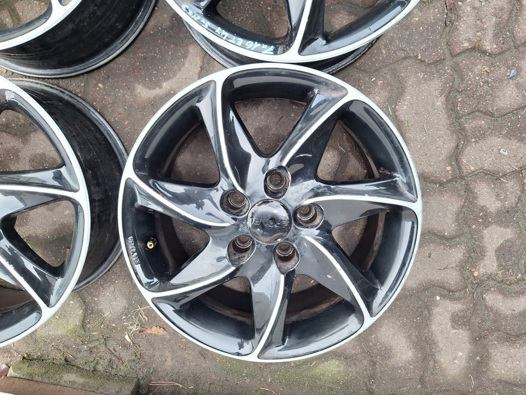 4x Alufelge 16 Zoll 7.0" 5x114.3 47ET Schwarz Hyundai I30 Proceed Rim Wheel FEL1236541084to