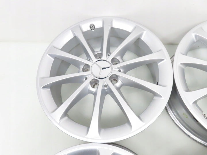 4x Alufelge 17 Zoll 6.5" 5x112 44ET Glanz Silber A1774010300 Mercedes-Benz W177 FEL9436093022ce