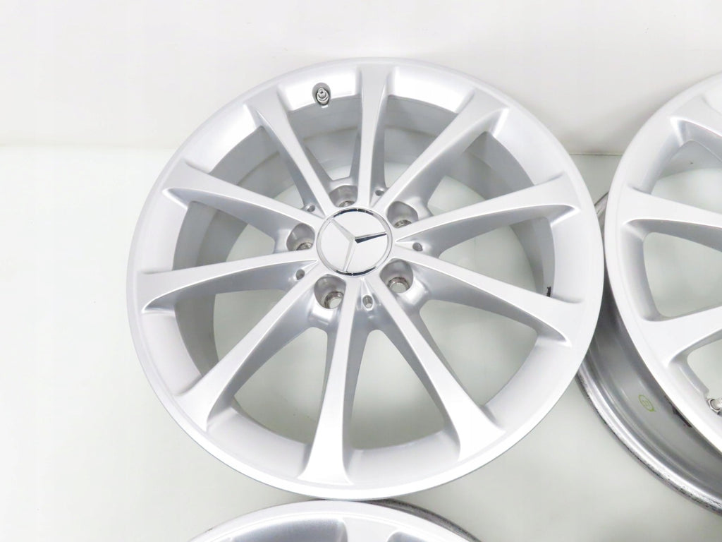4x Alufelge 17 Zoll 6.5" 5x112 44ET Glanz Silber A1774010300 Mercedes-Benz W177 FEL9436093022ce