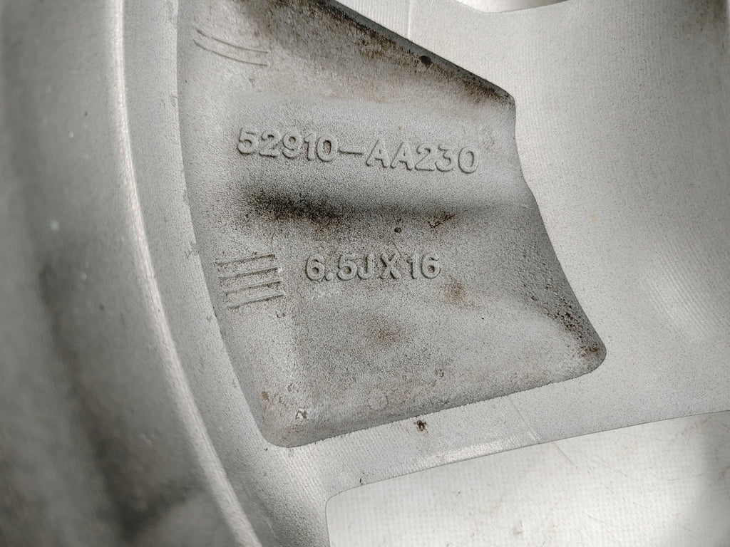 1x Alufelge 16 Zoll 6.5" 5x114.3 46ET Glanz Graphit 52910-AA230 Hyundai Elantra