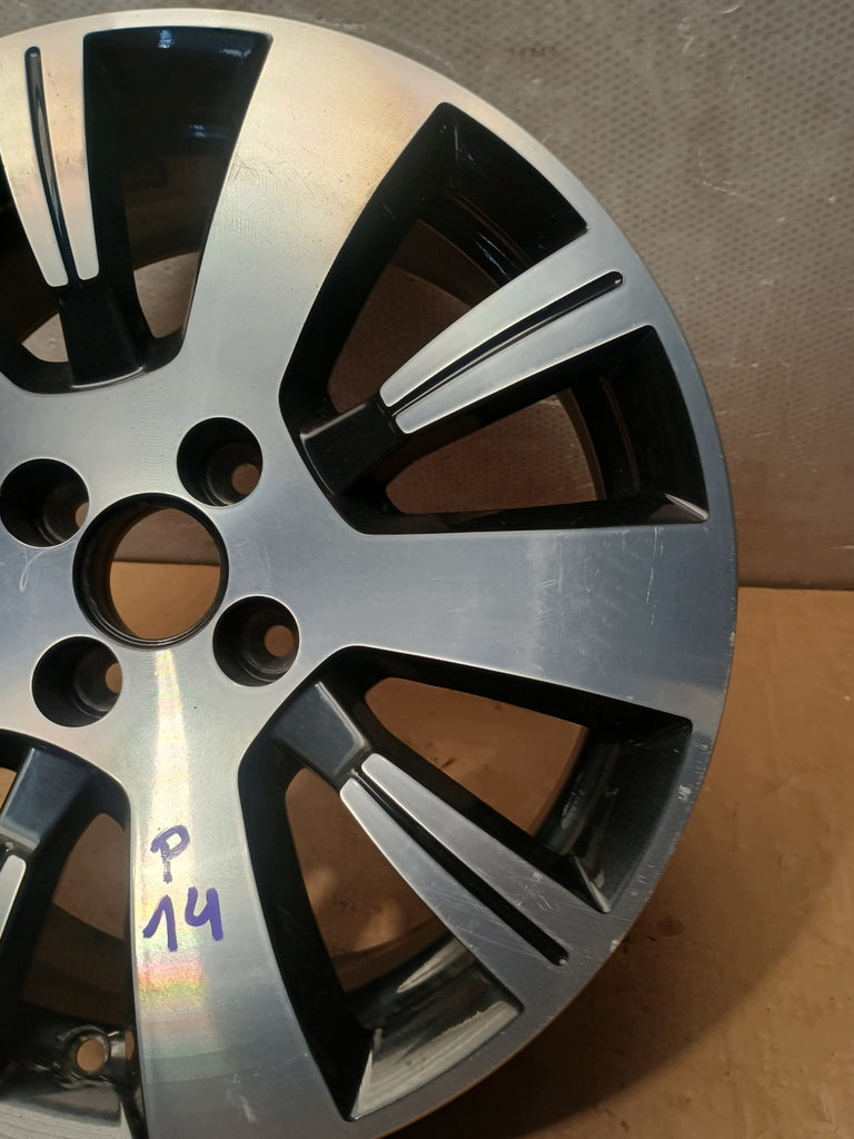 1x Alufelge 16 Zoll 6.0" 4x100 Schwarz 403000554R Renault Clio IV Captur I 1 FEL8498850594st