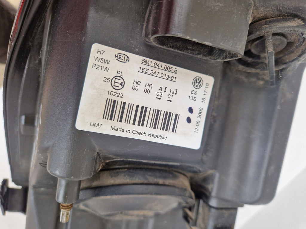 Frontscheinwerfer VW Golf V Plus 5M1941005 Links Scheinwerfer Headlight SCH8673605387wr