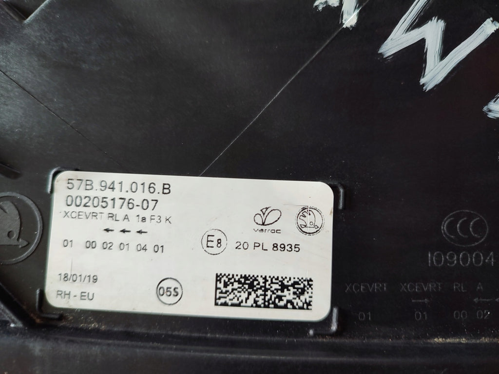 Frontscheinwerfer Skoda Karoq 57B941016B Full LED Rechts Scheinwerfer Headlight SCH3022420478ej