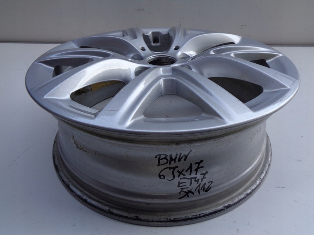 1x Alufelge 17 Zoll 6.0" 5x112 47ET BMW 1 Rim Wheel FEL6982382974gl