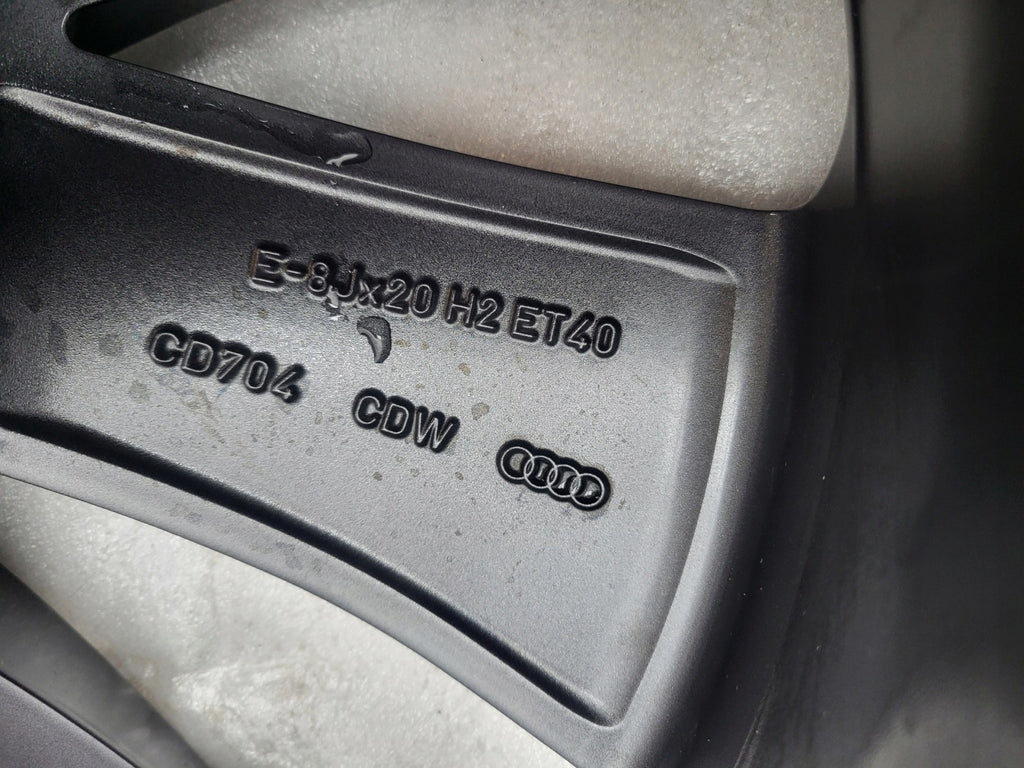 1x Alufelge 20 Zoll 8.0" 5x112 40ET Matt Schwarz 85E601025BB Audi E-Tron FEL4885014399yr
