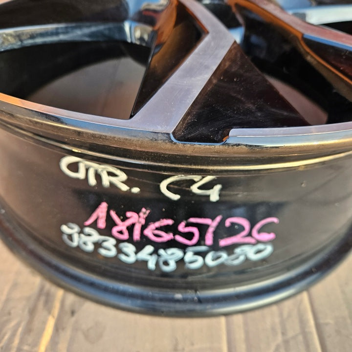 1x Alufelge 18 Zoll 6.5" 4x108 26ET Glanz Schwarz 9833485080 Citroën C4 Iii FEL7089800109re