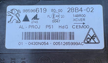 Load image into Gallery viewer, Frontscheinwerfer Peugeot 9859661980 Ein Satz Scheinwerfer Headlight SCH2197810094mw