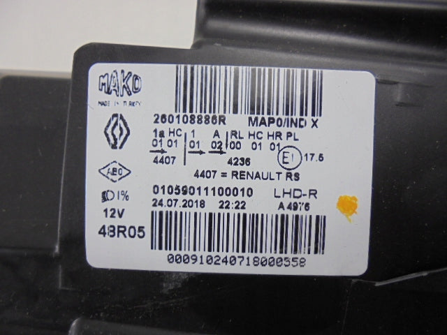 Frontscheinwerfer Renault Clio IV 260108886R LED Rechts Scheinwerfer Headlight SCH5605755932sl