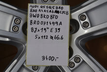 Load image into Gallery viewer, 4x Alufelge 19 Zoll 8.0" 5x112 39ET Glanz Silber 8R0071499A Audi C7 Rim Wheel FEL2080067328tz
