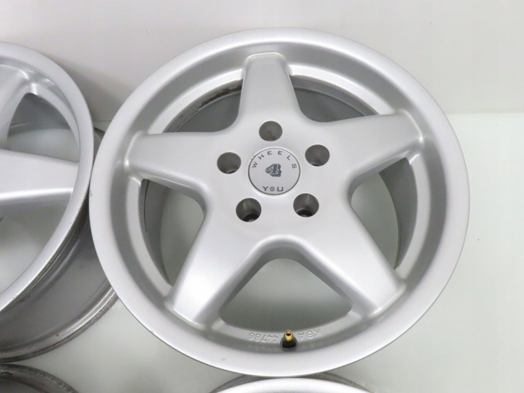 4x Alufelge 16 Zoll 7.5" 5x112 35ET Silber KBA44786 Audi I Rim Wheel FEL1423375521wm