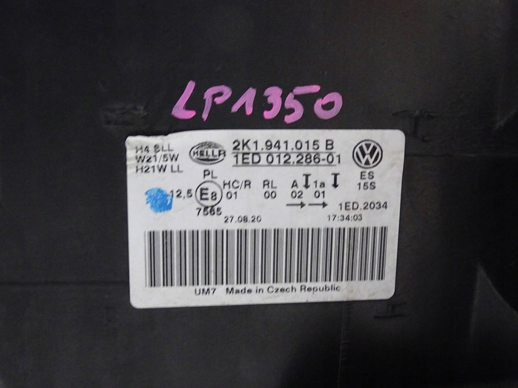 Frontscheinwerfer VW Caddy I 2K1941015B Links Scheinwerfer Headlight SCH3954328318yx