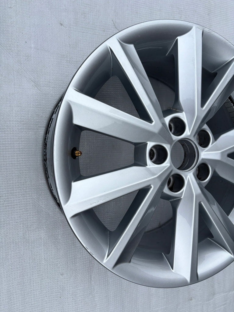 1x Alufelge 16 Zoll 7.0" 5x100 46ET Glanz Silber 5JA601025B Skoda I Rim Wheel FEL4818729873jb