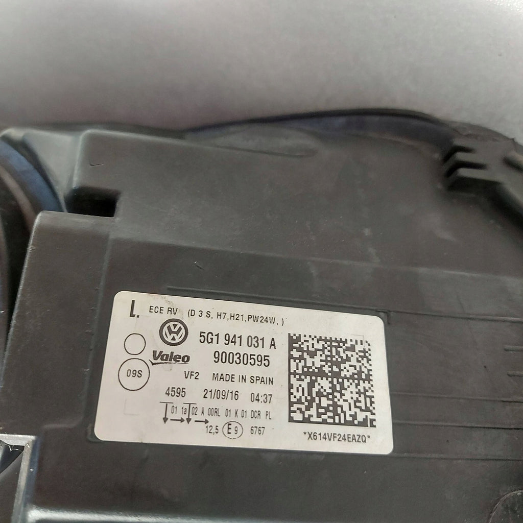 Frontscheinwerfer VW Golf VII 5G1941031A Xenon Ein Stück (Rechts oder Links) SCH8671848523kf